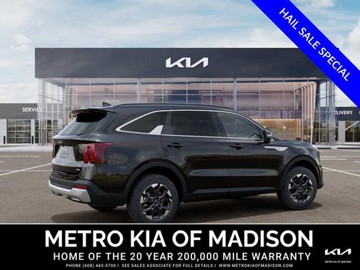 Ebony Black 2026 Kia Sorento S