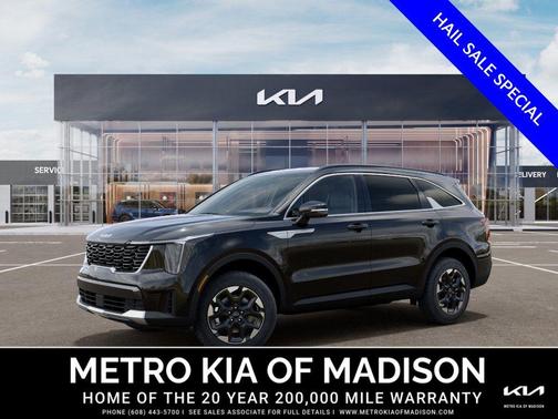 Ebony Black 2026 Kia Sorento S