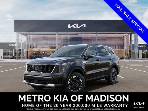 Ebony Black 2026 Kia Sorento S