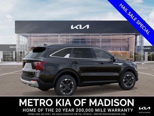 Ebony Black 2026 Kia Sorento S