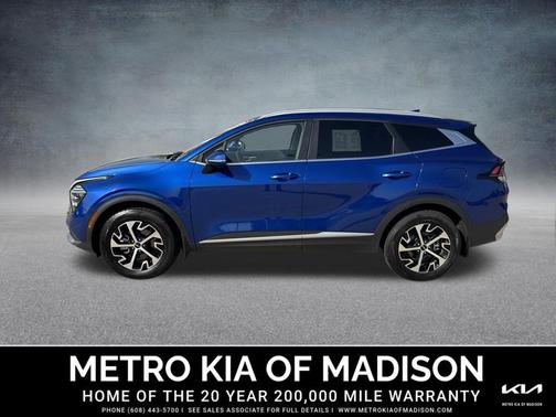Sapphire Blue 2024 Kia Sportage EX