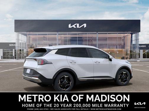 Snow White Pearl 2026 Kia Sportage Hybrid EX
