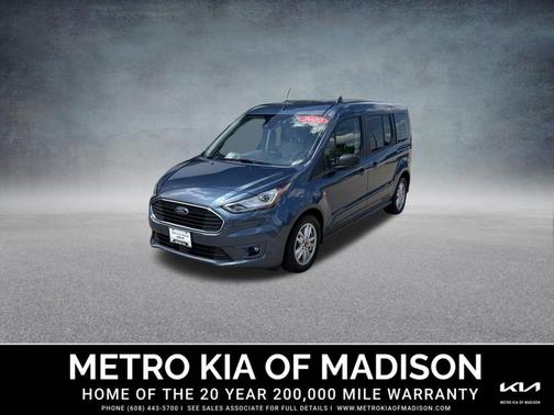 Blue Metallic 2020 Ford Transit Connect XLT w/Rear Liftgate