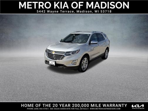 Silver Ice Metallic 2019 Chevrolet Equinox Premier w/2LZ