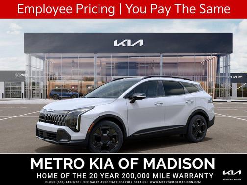 Glacial White Pearl 2027 Kia Sportage X-Line