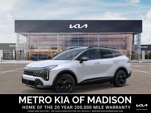 Glacier White Pearl/Black Roof 2026 Kia Sportage S