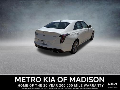 White 2021 Cadillac CT4 Sport