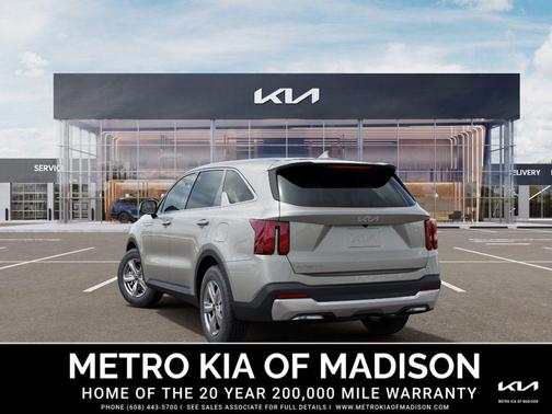 Ivory Silver 2026 Kia Sorento LX