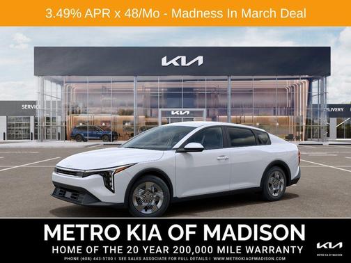 Snow White Pearl 2026 Kia K4 LX