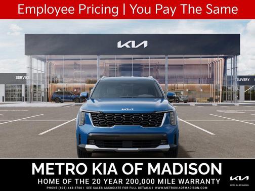 Mineral Blue 2026 Kia Sorento Hybrid EX