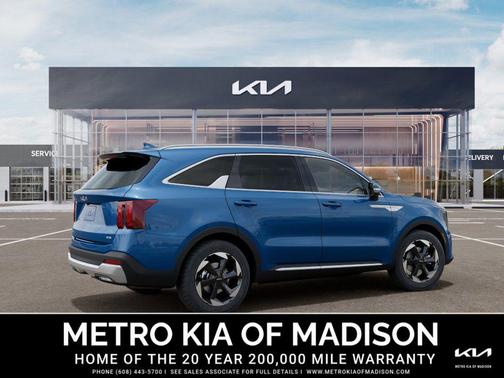 Mineral Blue 2026 Kia Sorento Hybrid EX