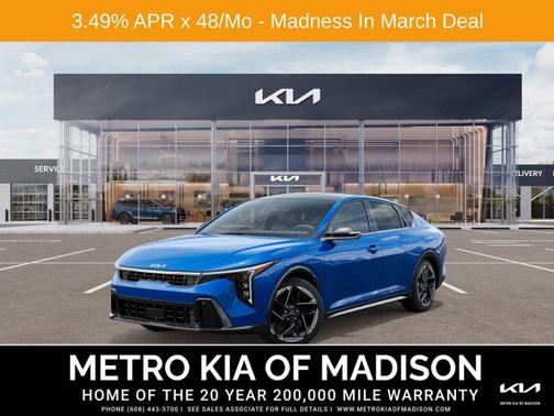 Wave Blue 2026 Kia K4 GT-Line