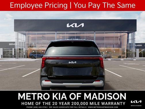 Aurora Black Pearl 2026 Kia Carnival Hybrid EX