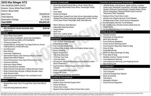 2023 Kia Stinger GT2