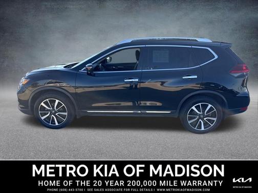 Magnetic Black 2018 Nissan Rogue SL