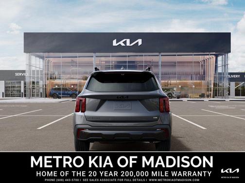 Steel Gray 2026 Kia Sorento Hybrid SX Prestige