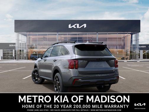 Steel Gray 2026 Kia Sorento Hybrid SX Prestige