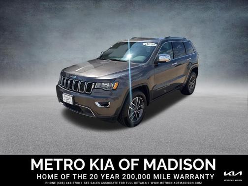 Granite Crystal Metallic Clearcoat 2020 Jeep Grand Cherokee Limited