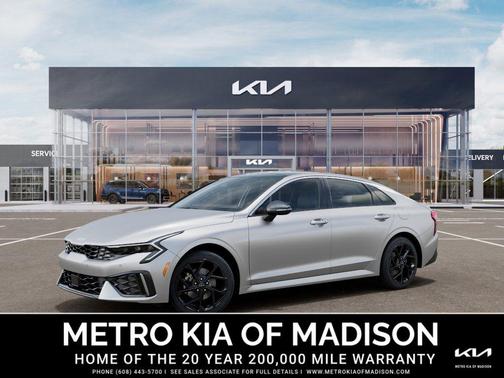 Steel Matte Gray 2026 Kia K5 GT-Line AWD