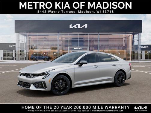 Steel Matte Gray 2026 Kia K5 GT-Line AWD