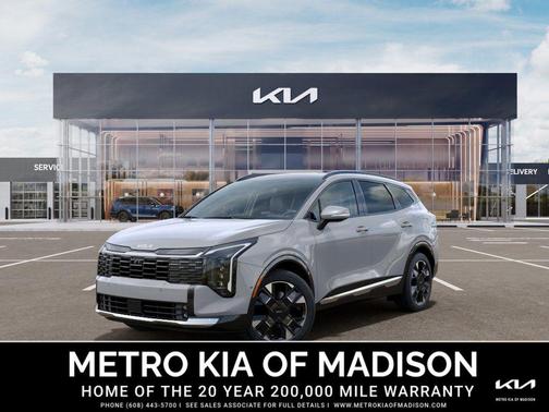 Wolf Gray 2026 Kia Sportage Hybrid SX-Prestige