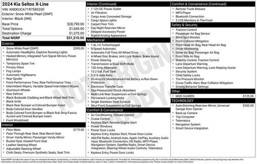 2024 Kia Seltos X-Line