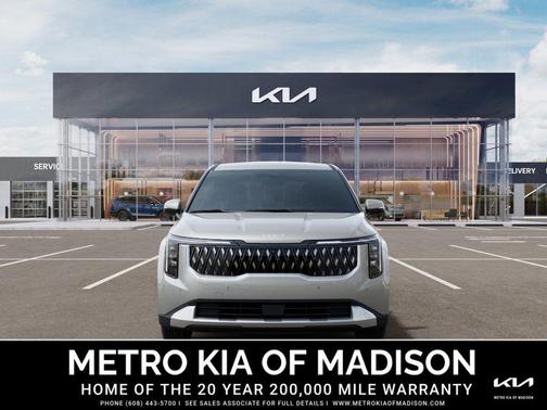 Ivory Silver 2026 Kia Carnival Hybrid EX