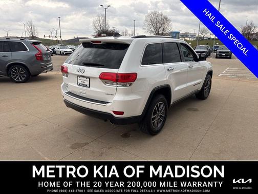 Bright White Clearcoat 2019 Jeep Grand Cherokee Limited