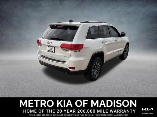 Bright White Clearcoat 2019 Jeep Grand Cherokee Limited
