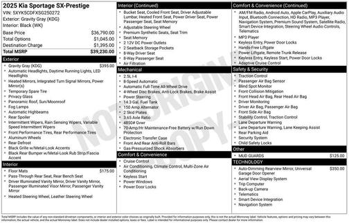 2025 Kia Sportage SX-Prestige