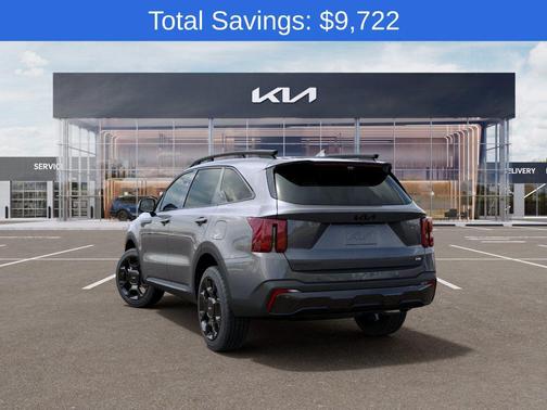 Steel Gray 2026 Kia Sorento Hybrid SX Prestige