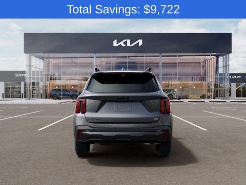 Steel Gray 2026 Kia Sorento Hybrid SX Prestige