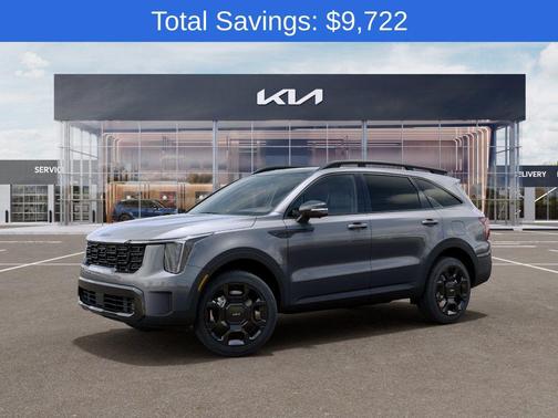 Steel Gray 2026 Kia Sorento Hybrid SX Prestige