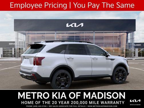 Glacial White Pearl 2026 Kia Sorento SX