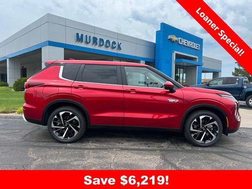 Red Diamond 2025 Mitsubishi Outlander PHEV SE S-AWC