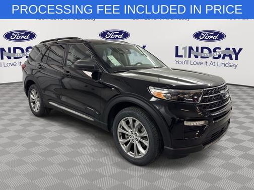 AGATE BLACK METALLIC 2023 Ford Explorer XLT