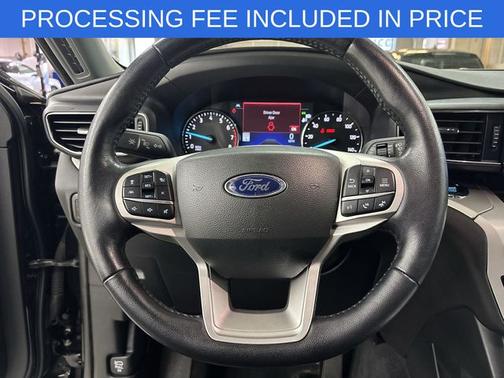 AGATE BLACK METALLIC 2023 Ford Explorer XLT