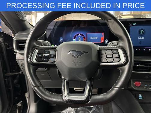 SHADOW BLACK 2025 Ford Mustang ECOBOOST PREMIUM