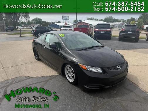 Black 2012 Honda Civic LX