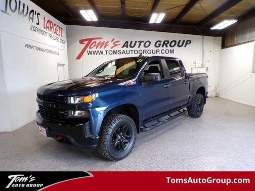Blue 2021 Chevrolet Silverado 1500 Custom Trail Boss
