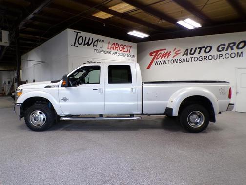 White Platinum Tri-Coat Metallic 2013 Ford F-350 Lariat Super Duty