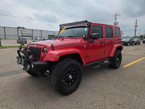 Flame Red Clearcoat 2014 Jeep Wrangler Unlimited Rubicon