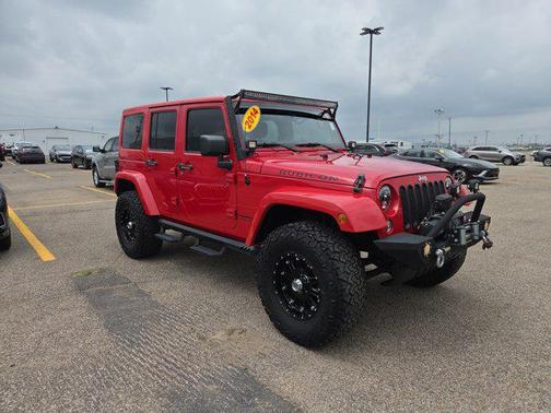 Flame Red Clearcoat 2014 Jeep Wrangler Unlimited Rubicon