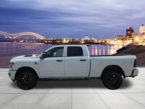 Bright White Clearcoat 2026 RAM 2500 Black Express Crew Cab 4x4 6'4' Box