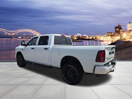Bright White Clearcoat 2026 RAM 2500 Black Express Crew Cab 4x4 6'4' Box