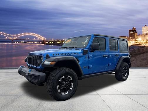 Hydro Blue Pearlcoat 2024 Jeep Wrangler 4xe Rubicon