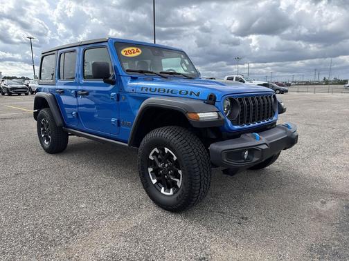 Hydro Blue Pearlcoat 2024 Jeep Wrangler 4xe Rubicon