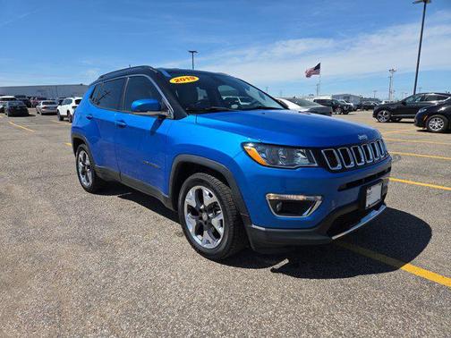 Laser Blue Pearlcoat 2019 Jeep Compass Limited