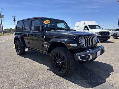 Black Clearcoat 2024 Jeep Wrangler 4xe Sahara