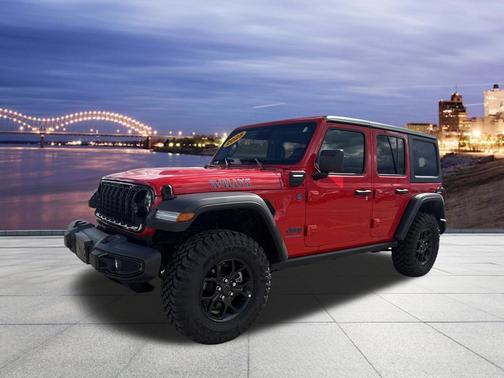Firecracker Red Clearcoat 2025 Jeep Wrangler 4xe Willys
